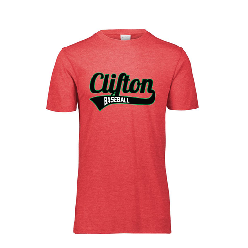 [FTSCUBRD-AS-LOGO2] Decker Men's Tri-Blend T-Shirt - Short Sleeve (Adult S, Red, Logo 2)