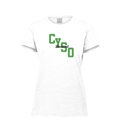 [FTSCUBWH-FAXS-LOGO1] Decker Women's Tri-Blend T-Shirt - Short Sleeve (Female Adult XS, White, Logo 1)